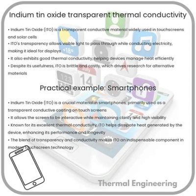 Indium Tin Oxide (ITO)의 고전도성과 투명성이 결합된 미래!